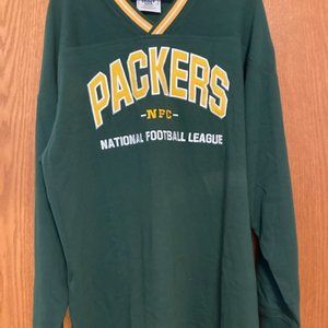 Green Bay Packer's V-neck Pullover